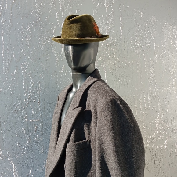 BILL ROBINSON (SAKS FIFTH AVE) MEN'S PURE-WOOL LUXURY FULL LENGTH OVERCOAT